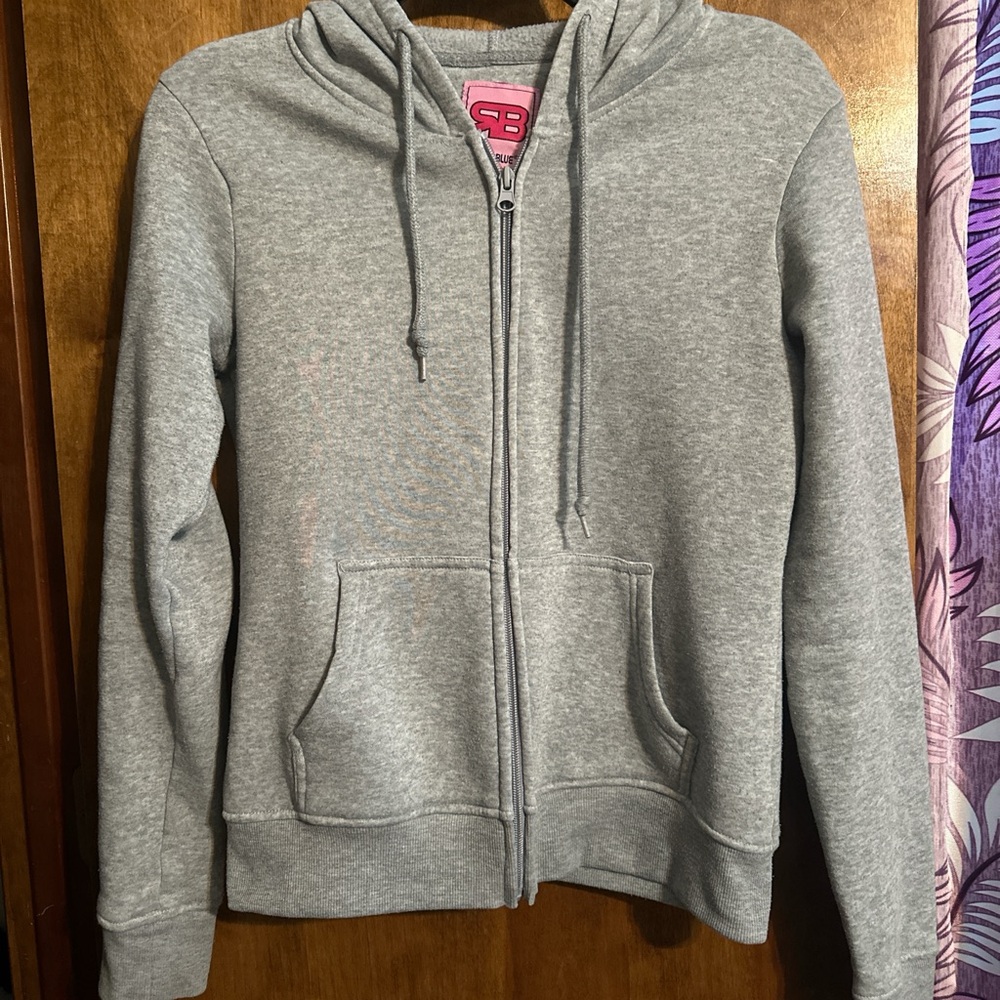 Grey Women’s Zip Up Hoodie